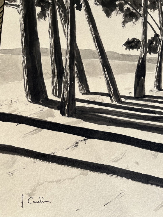 Image 1 of Avenue Du Cap Coz #3 - Indian Ink