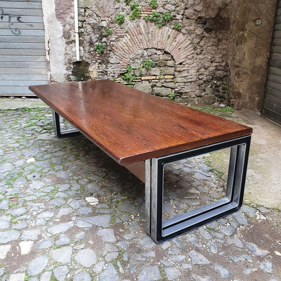 Image 1 of Scrivania vintage T333 in fusione di alluminio di Eugenio Gerli e Osvaldo Borsani per Tecno, Italia