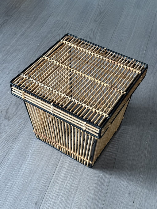 Vintage rattan box