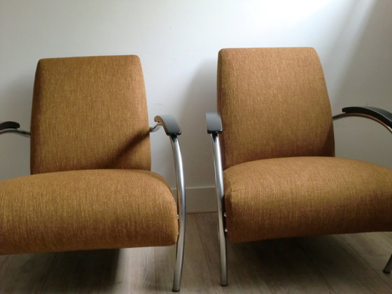 Image 1 of Gelderland Armchair 5470 Design Jan Des Bouvrie As New 2X