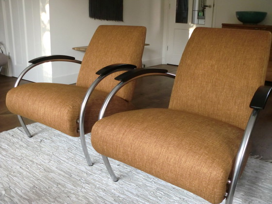 Image 1 of Gelderland Armchair 5470 Design Jan Des Bouvrie As New 2X