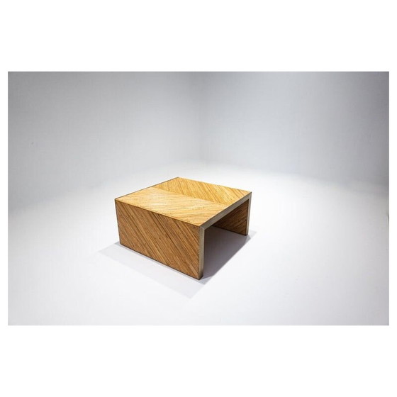 Image 1 of Vintage bamboo and brass coffee table, Italy