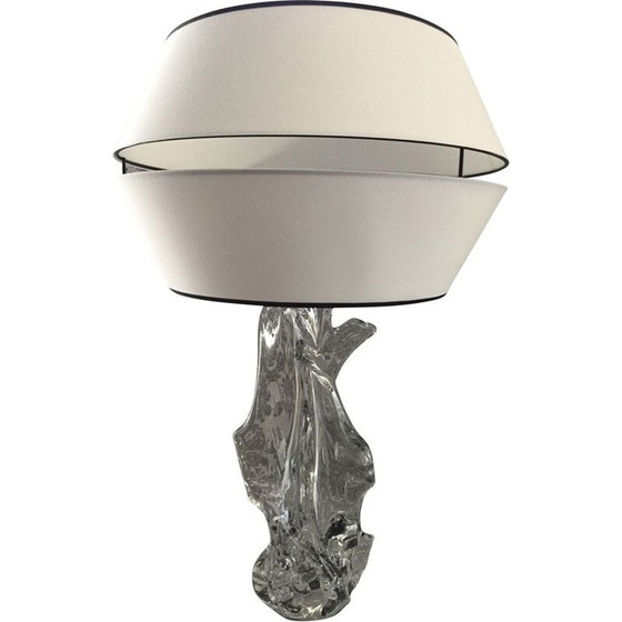 Image 1 of Vintage bubble crystal desk lamp by Robert Schneider, France 1950