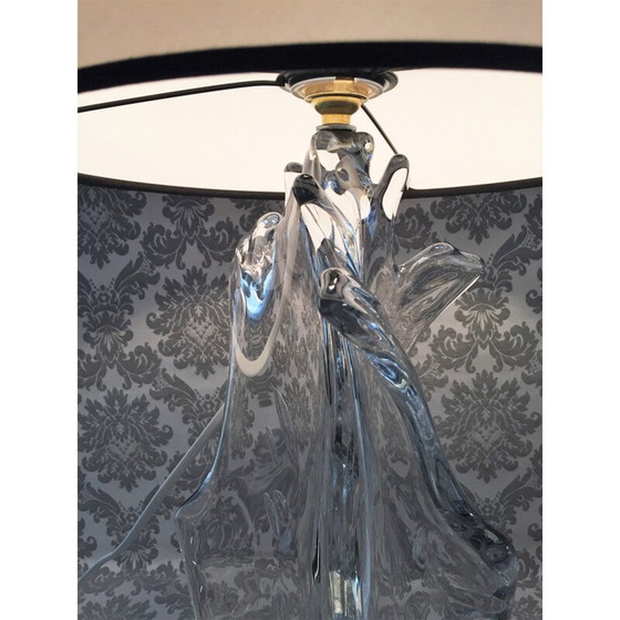 Image 1 of Vintage bubble crystal desk lamp by Robert Schneider, France 1950