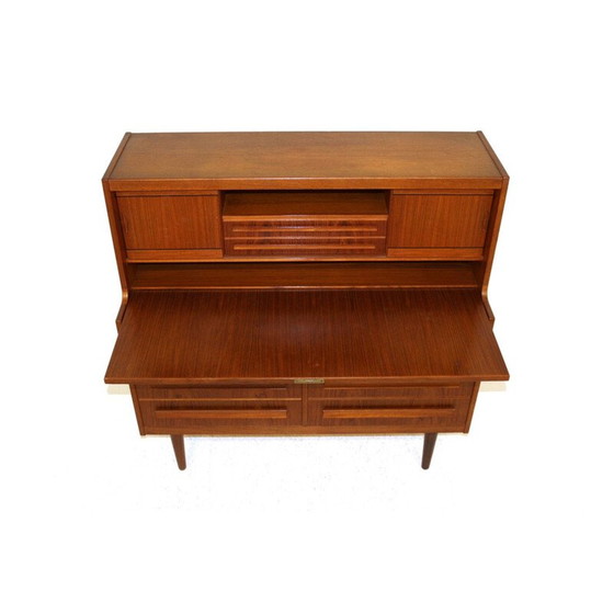 Image 1 of Vintage teak secretary by Sigfrid Omann for Olholm Møbelfabrik, Denmark 1960s