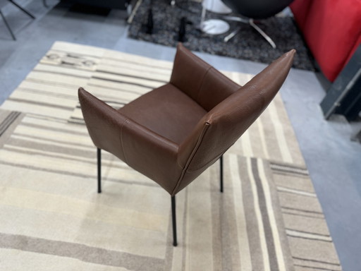 Label Cocoon Dining Dining Chair brown leather