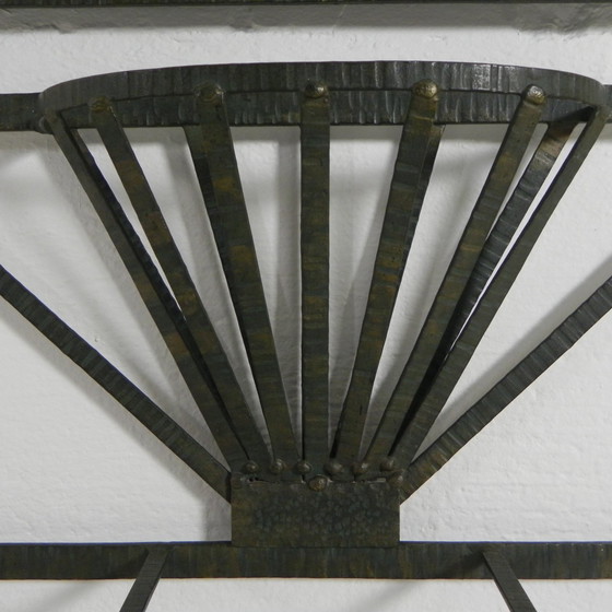 Image 1 of Large Standing Art Deco Wall Coat Rack, 1930s