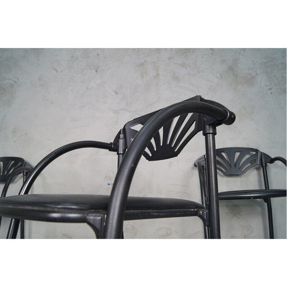 Image 1 of Set di 4 poltrone vintage di Lisa Bross per Studio Simonetti 1980