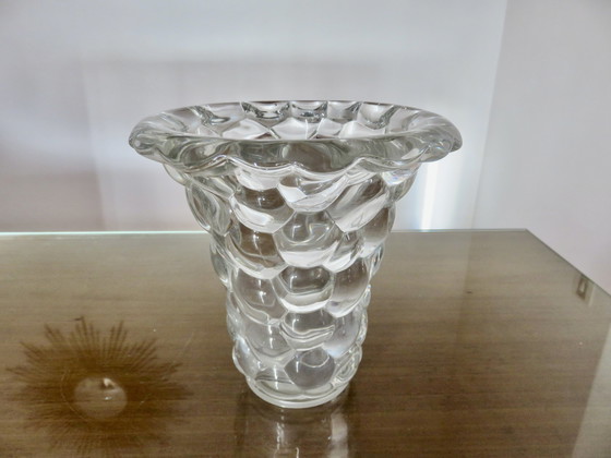 Image 1 of Vase Model "Nid D'Abeille" By Pierre D'Avesn, 1930