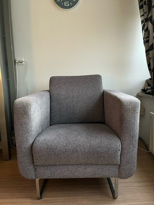 2x Montel Armchairs Gray