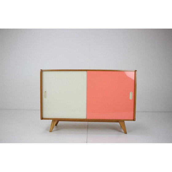 Image 1 of Vintage oak wood sideboard by Jiří Jiroutek, Czechoslovakia 1960