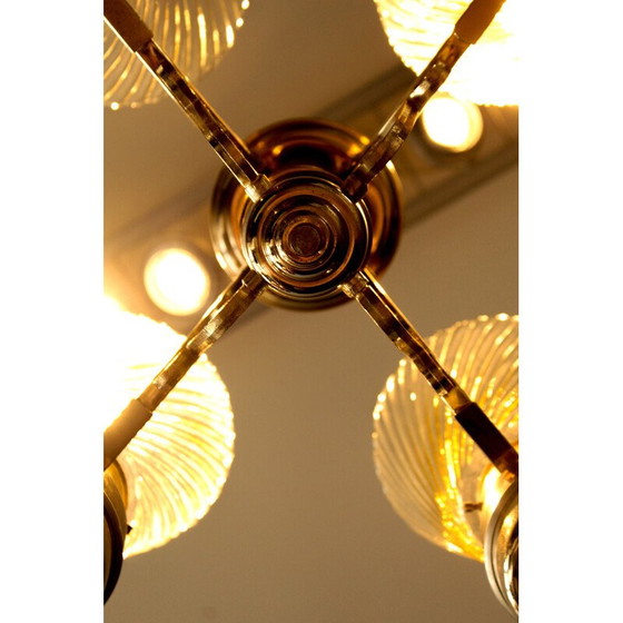 Image 1 of Lampadario vintage in vetro di Murano, Italia 1940