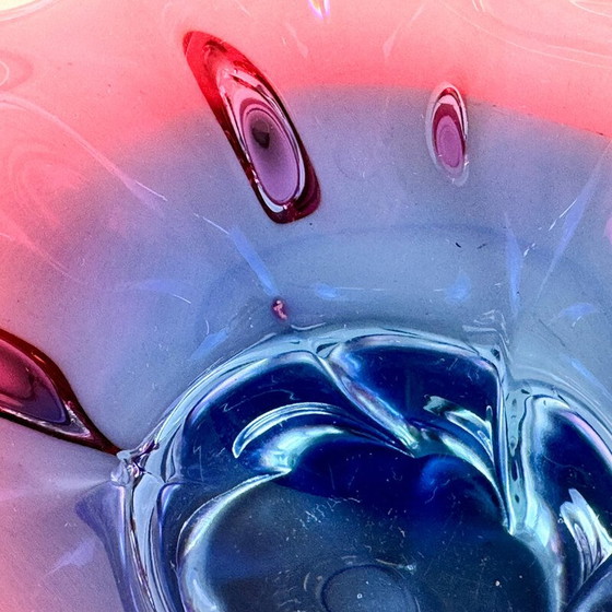 Image 1 of Vintage Czech Art glass bowl by Josef Hospodka for Chribska Glassworks, 1960s