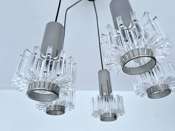 Image 1 of Vintage Space Age Cascade Pendant Lamp