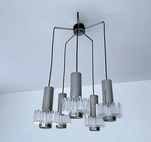 Vintage Space Age Cascade Pendant Lamp