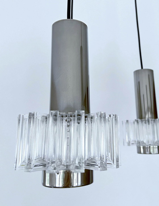 Image 1 of Vintage Space Age Cascade Pendant Lamp
