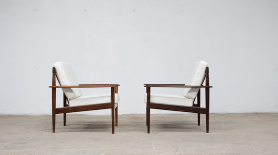 Image 1 of Grete Jalk Chairs for Poul Jeppesen