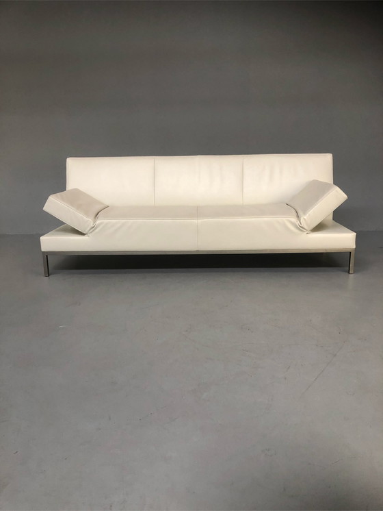 Image 1 of 2x design 3-seater sofa Jori leather