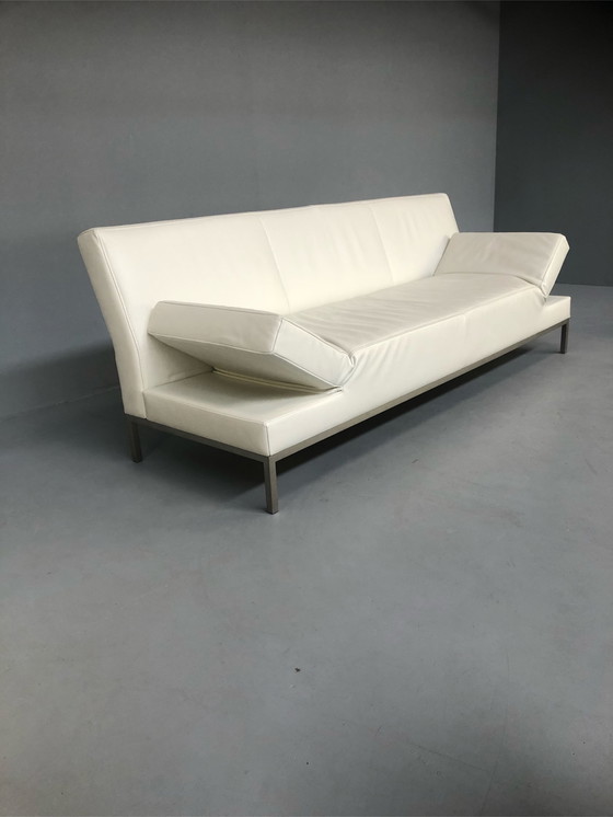 Image 1 of 2x design 3-seater sofa Jori leather