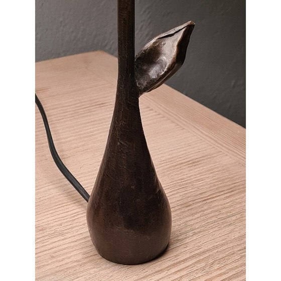 Image 1 of Set di 3 lampade vintage in bronzo di Augustin Granet per Objet Insolite, 1990