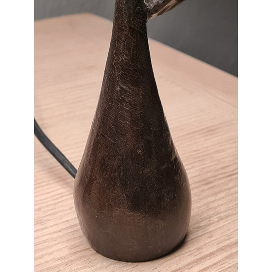 Image 1 of Set di 3 lampade vintage in bronzo di Augustin Granet per Objet Insolite, 1990