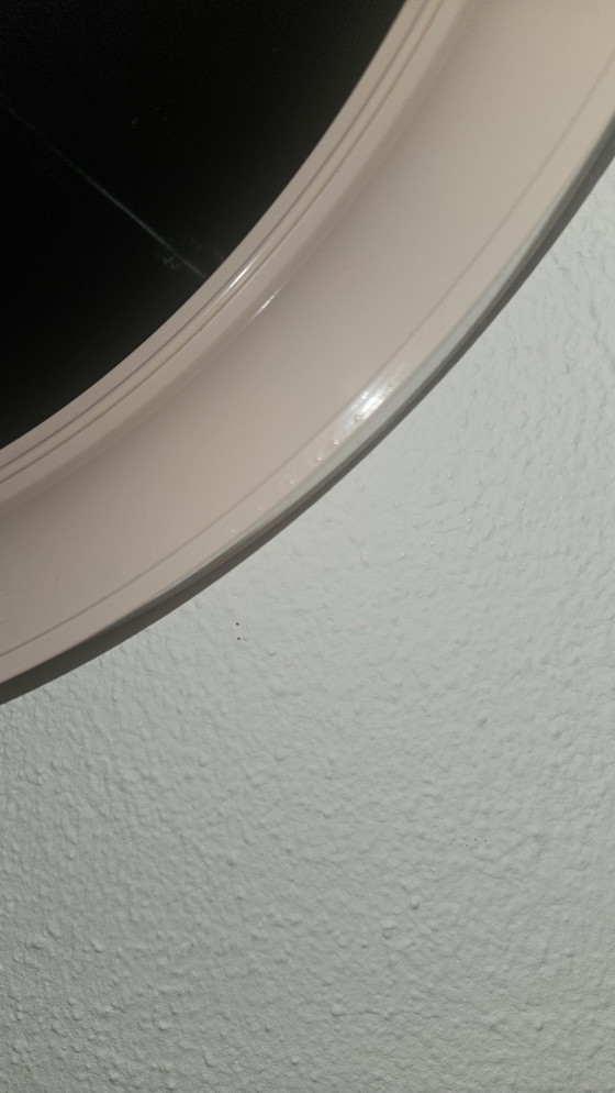 Image 1 of Espejo beige de la era espacial de los años 70