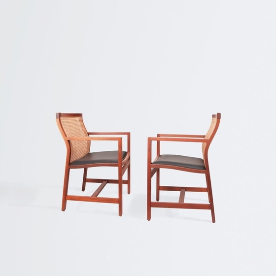 Image 1 of Set of 6 vintage armchairs by Rud Thygesen and Johnny Sørensen, Denmark 1980s