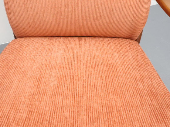 Image 1 of Set of 2 armchairs Farstrup Møbler new upholstery rib