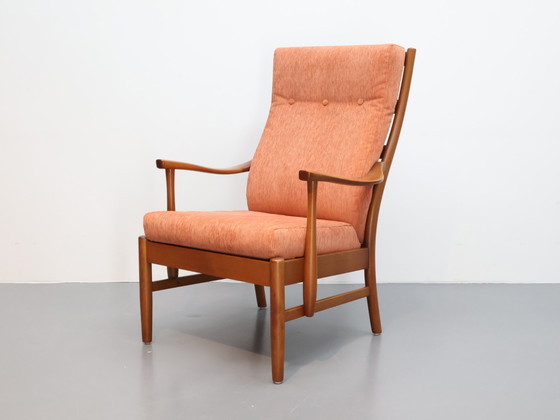 Image 1 of Set of 2 armchairs Farstrup Møbler new upholstery rib