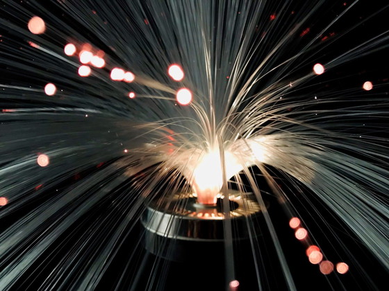 Image 1 of Vintage Lamp - Apollo - Bmf - Fiber Optics - Space Age - 1970