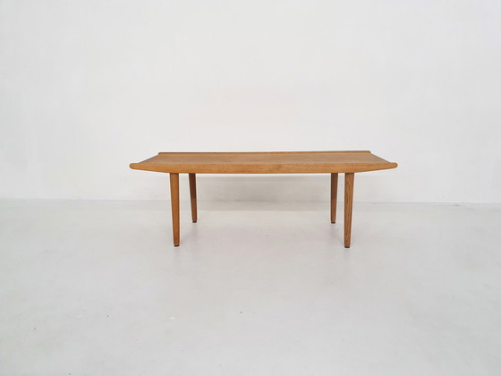 Image 1 of Table basse moderne scandinave en chêne par Frem Rojle, Danemark, années 1960