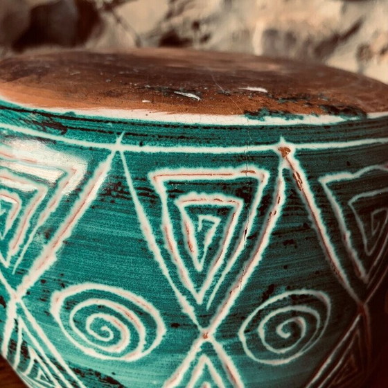 Image 1 of Set of 6 vintage Vallauris ceramic pieces by Robert Picault