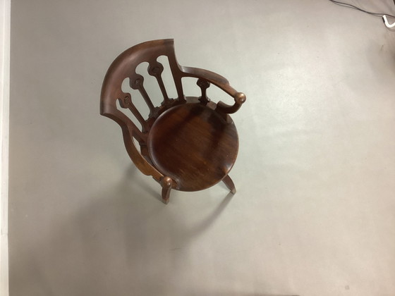 Image 1 of Arts And Crafts Art Nouveau Captain Chair Bureaustoel 