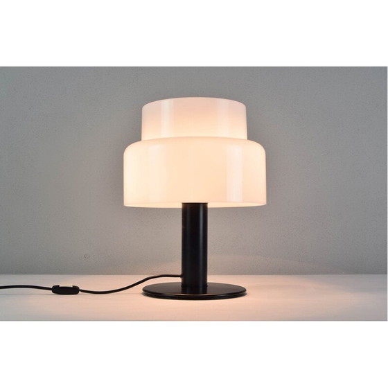 Image 1 of Vintage black and white table lamp by Codialpo for Pere Alegrí i Navarro, Spain 1970