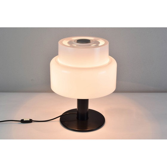 Image 1 of Vintage black and white table lamp by Codialpo for Pere Alegrí i Navarro, Spain 1970