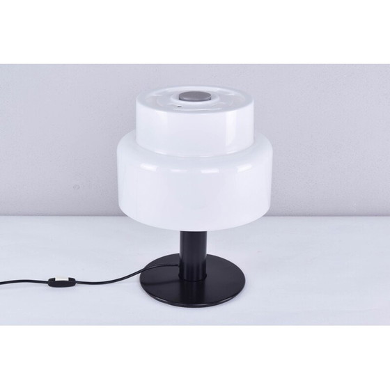 Image 1 of Vintage black and white table lamp by Codialpo for Pere Alegrí i Navarro, Spain 1970