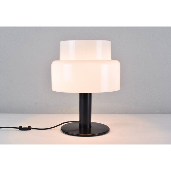 Image 1 of Vintage black and white table lamp by Codialpo for Pere Alegrí i Navarro, Spain 1970