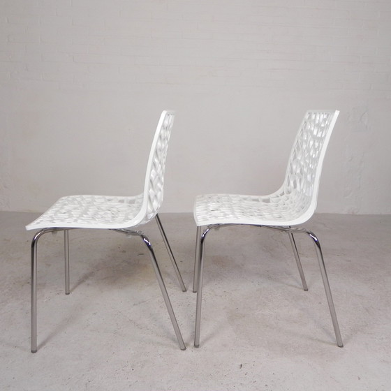 Image 1 of Set Of 2 Design Chairs Igap , Model Groove, Years 2000