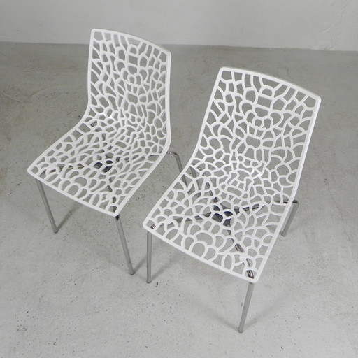 Set Of 2 Design Chairs Igap , Model Groove, Years 2000