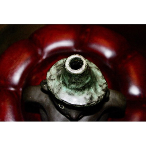 Image 1 of Vintage anthropomorphic ceramic sculpture by Helge Osterberg, Denmark 1950
