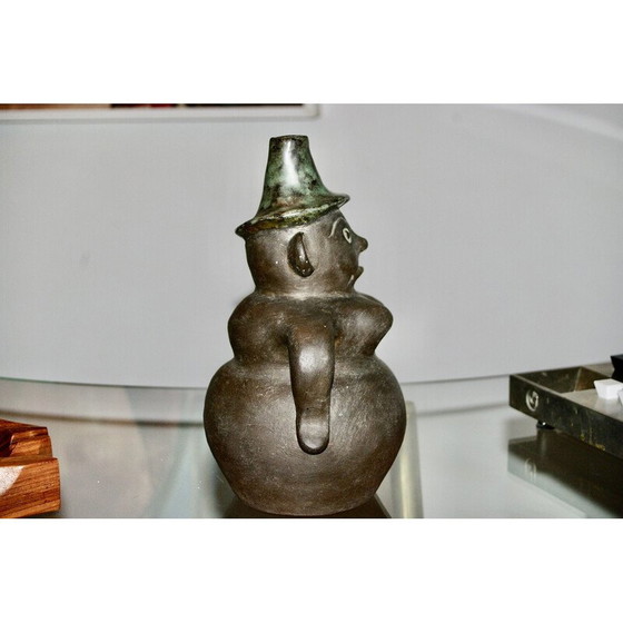 Image 1 of Vintage anthropomorphic ceramic sculpture by Helge Osterberg, Denmark 1950