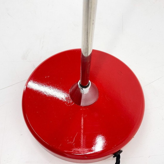 Image 1 of Lampada da terra vintage in metallo e cromo, Cecoslovacchia