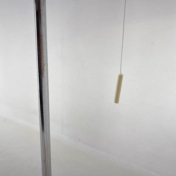 Image 1 of Lampada da terra vintage in metallo e cromo, Cecoslovacchia