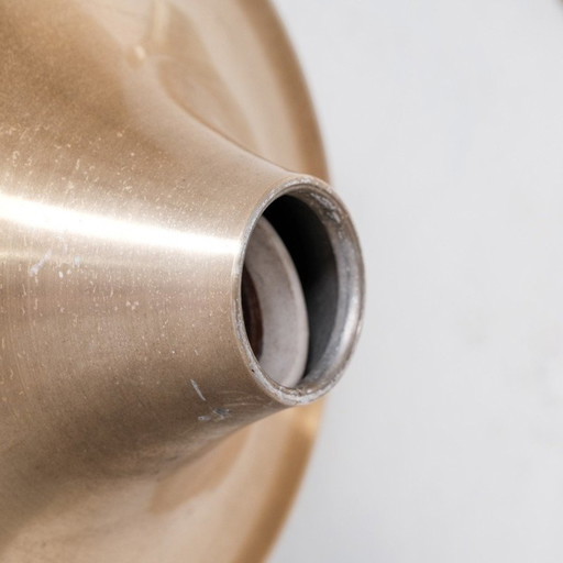 Pair of vintage brass wall lamps, Italy 1970s