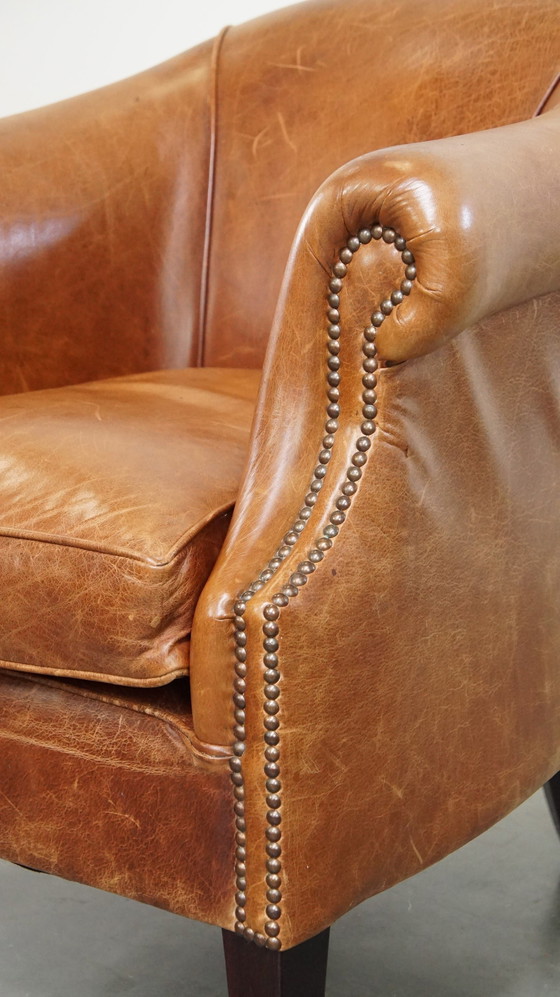 Image 1 of Beef Leather Club Armchair