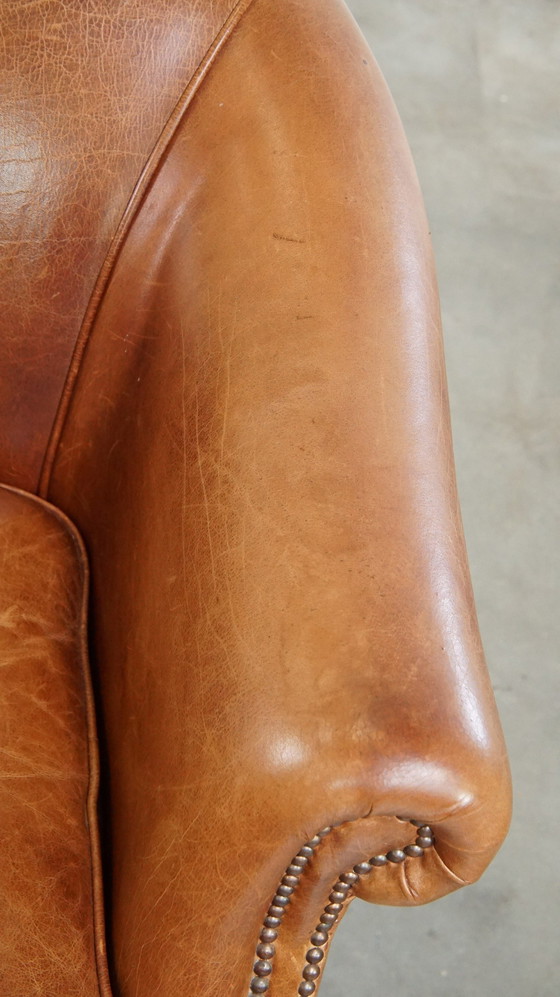 Image 1 of Beef Leather Club Armchair