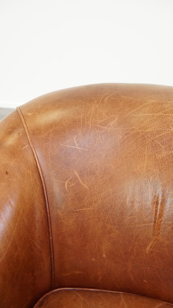 Image 1 of Beef Leather Club Armchair