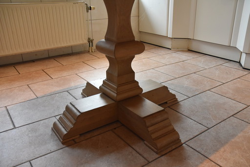 Oval Cloister Table Of Solid Oak