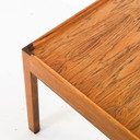 Table basse danoise en bois de rose 70s