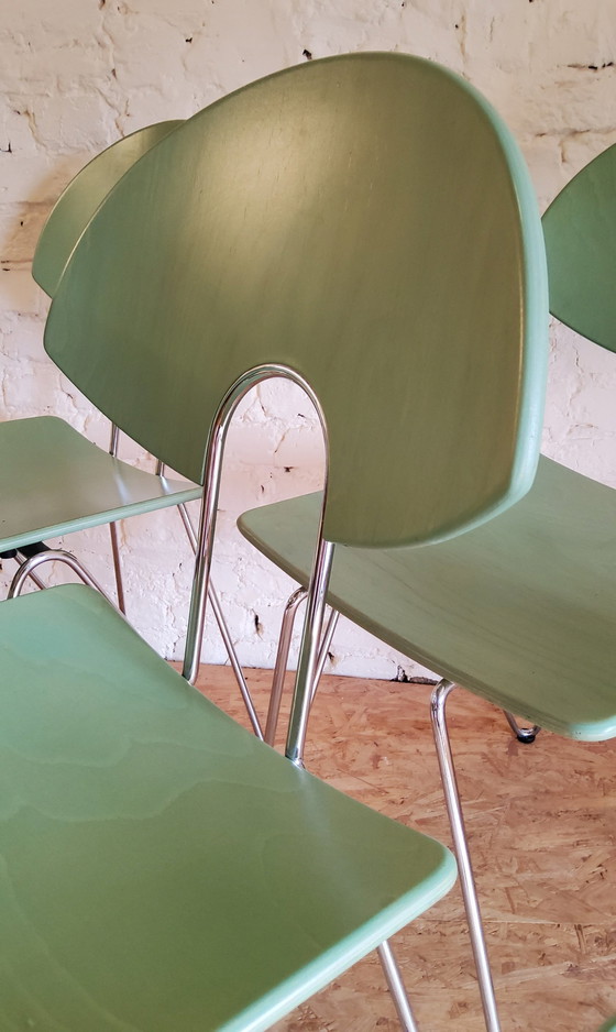 Image 1 of 6X Mikado Chairs By Walter Leeman For Kusch + Co